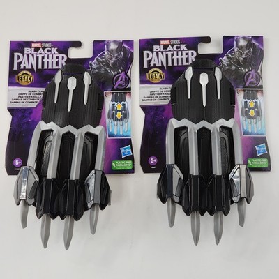 Black Panther Retractable Slash Claws Marvel Hasbro Set Of 2 Cosplay Dress Up
