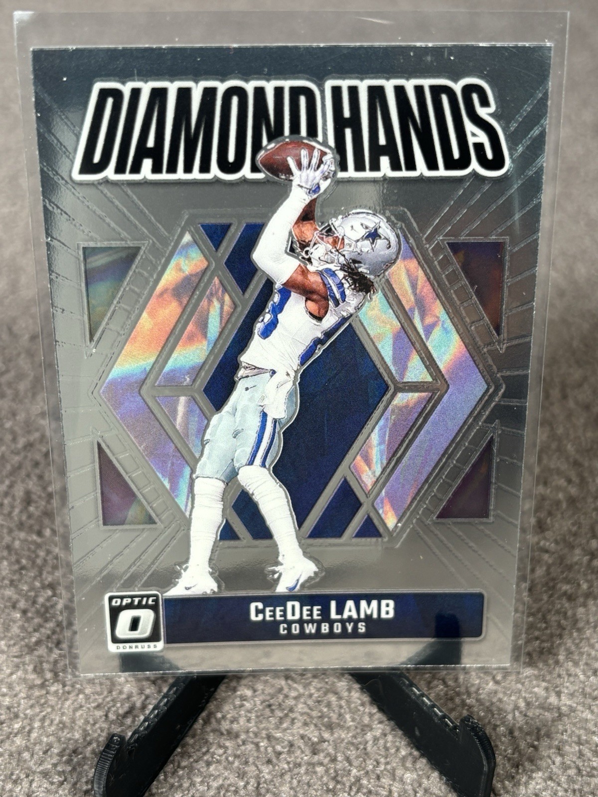2024 Panini Donruss Optic Ceedee Lamb Diamond Hands #7 Cowboys