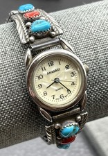 Navajo Tom Yazzie Watch Tips Sterling Silver ...