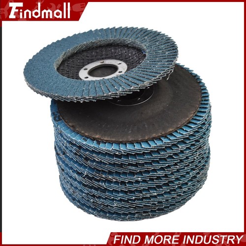 Findmall Premium Zirconia Flap Disc Levigatrice Confezione da 20 40 Grana 4,5" X 7/8" - Foto 5 di 7