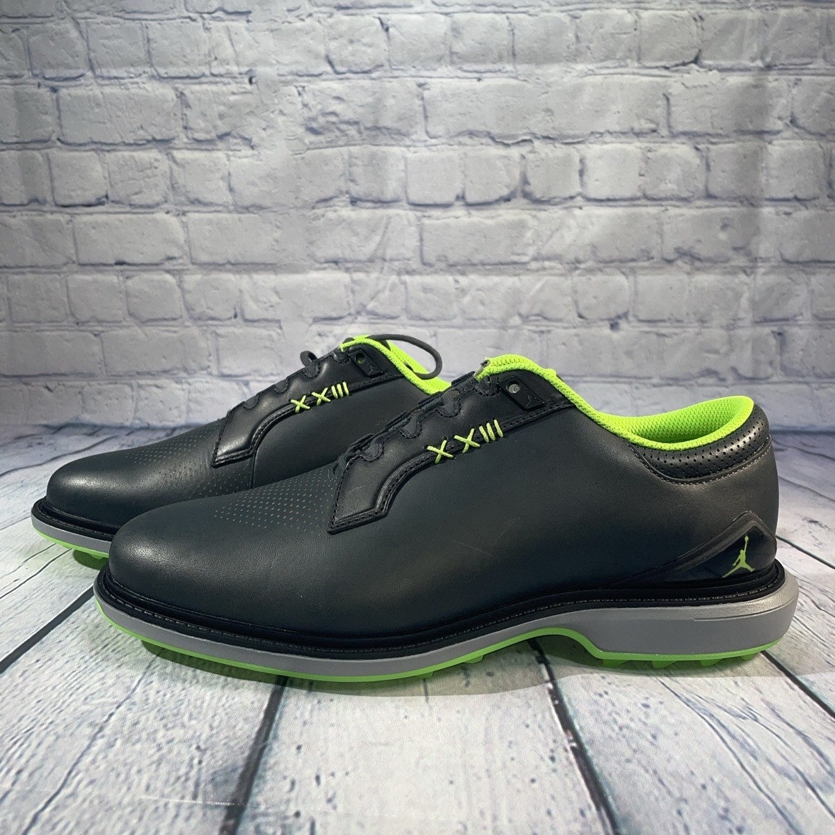 Nike Jordan ADG 5 Spikeless Golf Shoes Black Green FQ7874  display picture 2