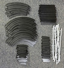 44pc NEW 2026 TOMY AFX HO Slot Car TRACK EXPANSION PACK Straight Curve Large Lot