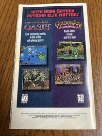 Blazing Heroes (Sega Saturn, 1996) Cover/Manual & Disc Only RPG W/ Reg Card