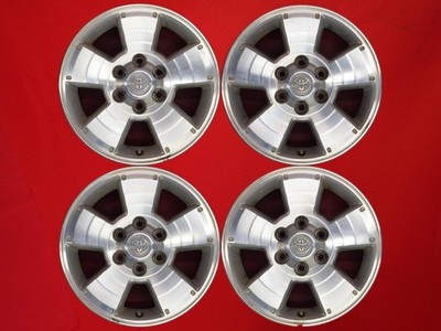 Set Of 4 Toyota Hilux Surf 215 Series Genuine Aluminum Wheels Used 17 Inch 7.5Jj