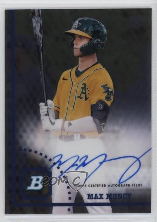 2022 Bowman Heritage Chrome Prospect Max Muncy #CPA-MM Auto sb7