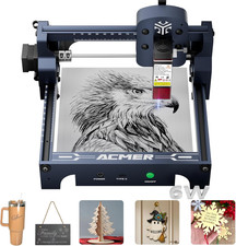 6000mW Laser Engraver Machine 130x130mm High Precision Cutter for Wood Metal