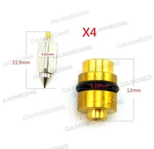 4X Carburetor Float Valve Needle CB350F CB400F CB500 CB550 for 16011-355-004