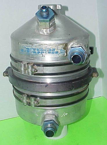 Patterson 3 Gallon Aluminum Dry Sump Oil Tank & Mounting Brackets NICE!!!!!WUJR1
