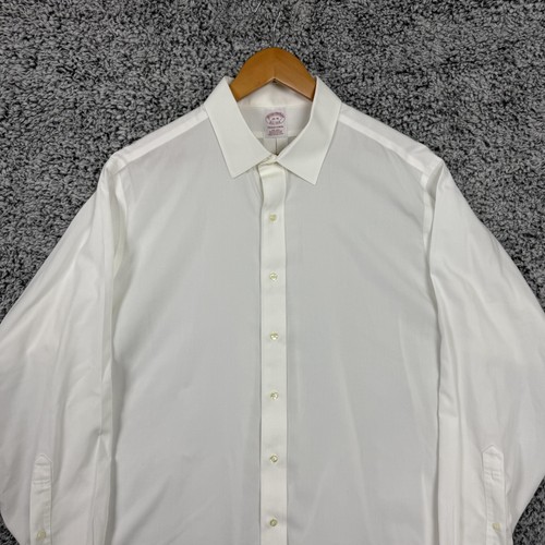 Brooks Brothers Oberhemd Herren 2XL 18-36 weiß Trachten French Cuff XXL - Bild 3 von 14