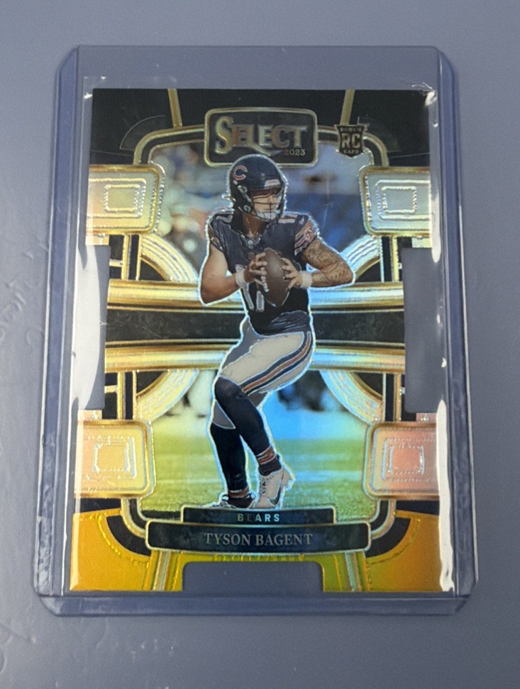 2023 Panini Select - Concourse Tyson Bagent #18 Tri-Color Prizm /259 (RC)