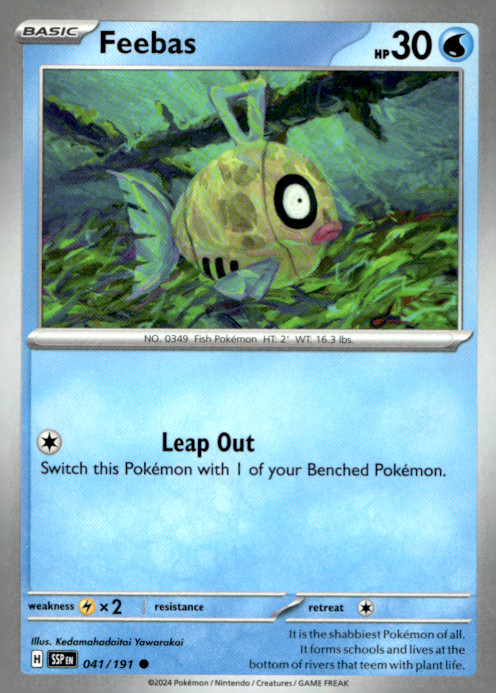 Feebas Common SV08: Surging Sparks 041/191 NM