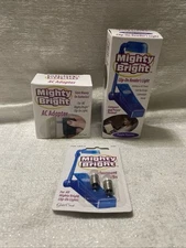 Mighty Bright Clip-On Readers Light, AC Adapter And Replacement Bulbs