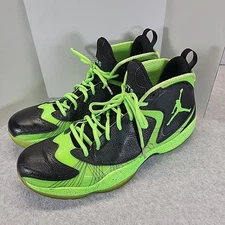 Jordan Dominate Pro Basketball Shoes Neon Green Black Sneakers Athletic