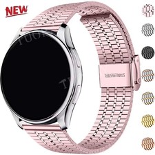20/22mm Luxus Edelstahl Armband für Garmin Venu 2 3 4 SQ Plus Vivoactive 3 4 5 6