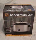 Toastmaster TM-401SC Slow Cooker, 4-Quart, Stainless/Black
