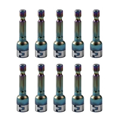 Hex Socket Driver Bit with 1/4Inch Shank for Fast Installation Use
