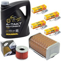 ÖL Wartung FüR Kawasaki Z 400 Z 500 Z 550 Set 4L Luftfilter ÖLfilter ZüNdkerzen
