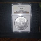 2013 $1 American Silver Eagle NGC MS69 Brown Label
