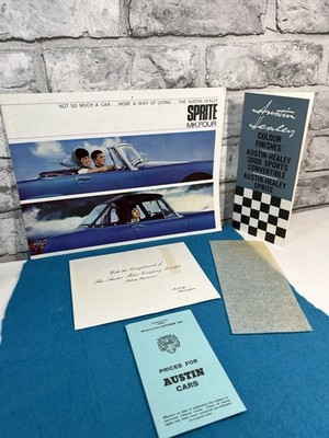 Austin Healey Sprite Mark 4, Autoverkaufsprospekt 1968, Publikation Nr. 2390