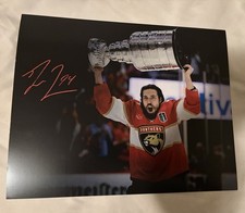 FLORIDA PANTHERS RYAN LOMBERG SIGNED 8X10 PHOTO 24’ SC CHAMPS!