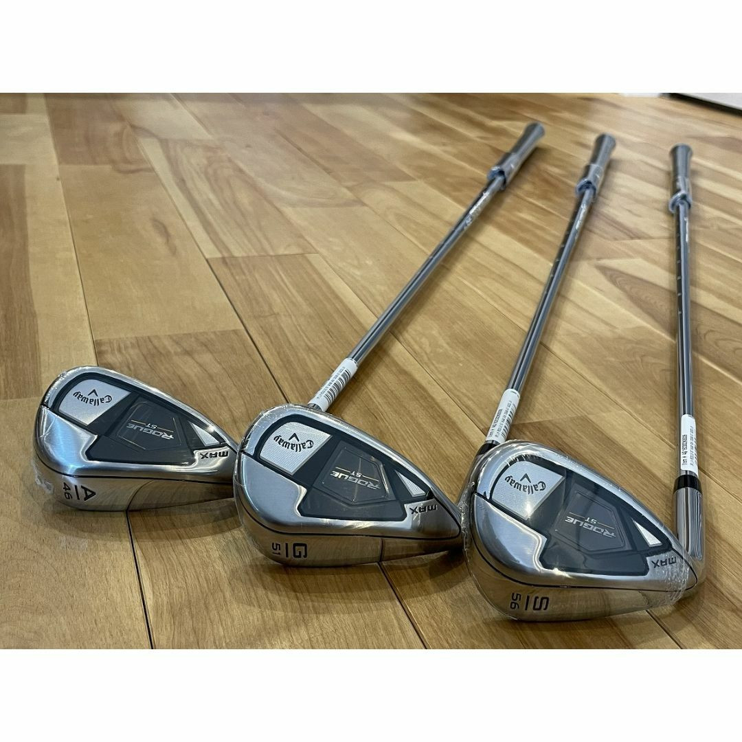 キャロウェイローグST max ウェッジAW、GW、SW 3本セット