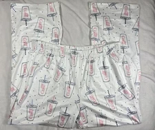 Paisley Box Diet Coke Pajama Bottoms Size XL Soft Fleece E