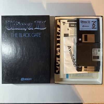 Origin - Ultima VII: The Black Gate (IBM PC) - w/ Medallion & Underworld Demo