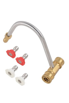 #ad #ad Gutter Cleaner Attachment for Pressure Washer 4000PSI 1 4#x27;#x27; Quick Connect $24.99