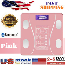 Digital Bathroom Scale for BMI Highly Accurate Smart Bluetooth Scale LCD Display