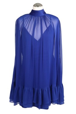 Alice + Olivia Damen Kleid Gr. 42 (US 12) Blau NEU Minikleid Dress