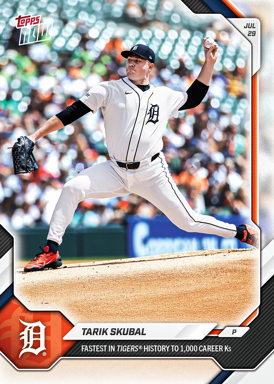 Tarik Skubal - 2026 MLB Topps NOW - Card 498 - 1000Ks - Presale