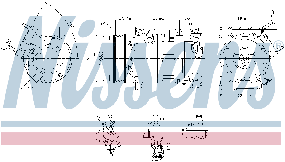 Fits NISSENS NIS 890599 Compressor, air conditioning NIS 890599 Air-c ⭐UK Stock⭐ - Image 13