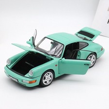 1/18 Norev 187327 Porsche 911 Carrera 2 1992 964 Mint Green Diecast Model Car