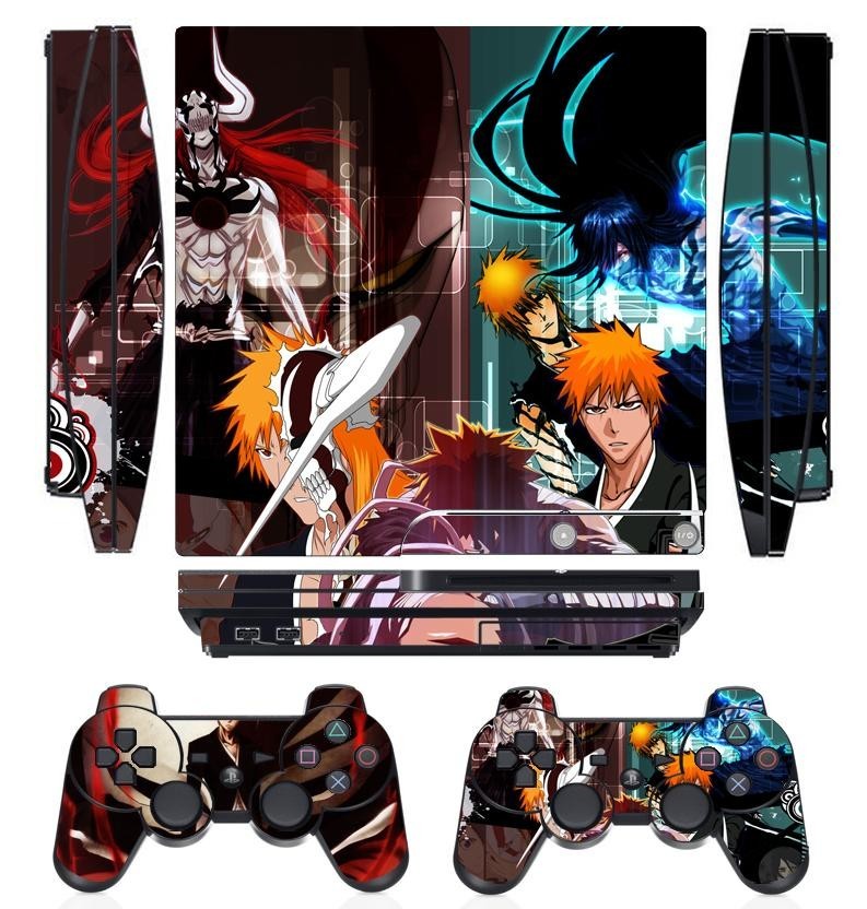 273 Skin Sticker Cover PS3 PlayStation Slim and controller
