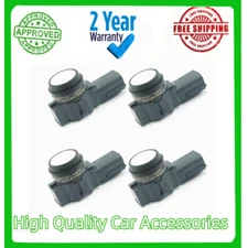 4pcs Bumper Parking Sensor PDC White Parking AID Sensor OEM 52019546 0263013810