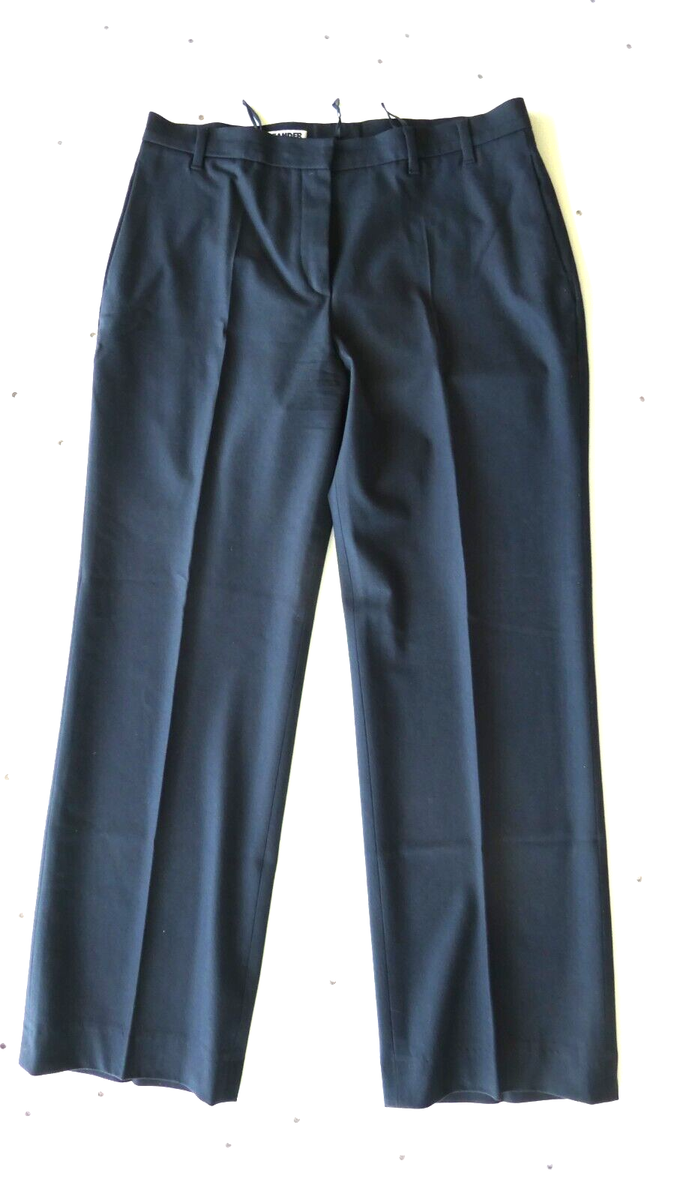 パンツ JIL SANDER 14AW Dark Navy Wool Slacks Jil Sander tailored navy wool pants FR42 (US 10) | eBay
