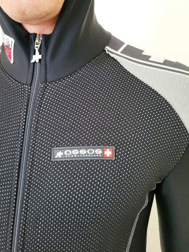 Assos Switzerland Air Block full bodysuit hood Large CYCLING zentai suit mens - Picture 4 of 4