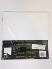 Westrim Crafts 12x12 Scrapbook Refill Hinged Pages - Pack of 20