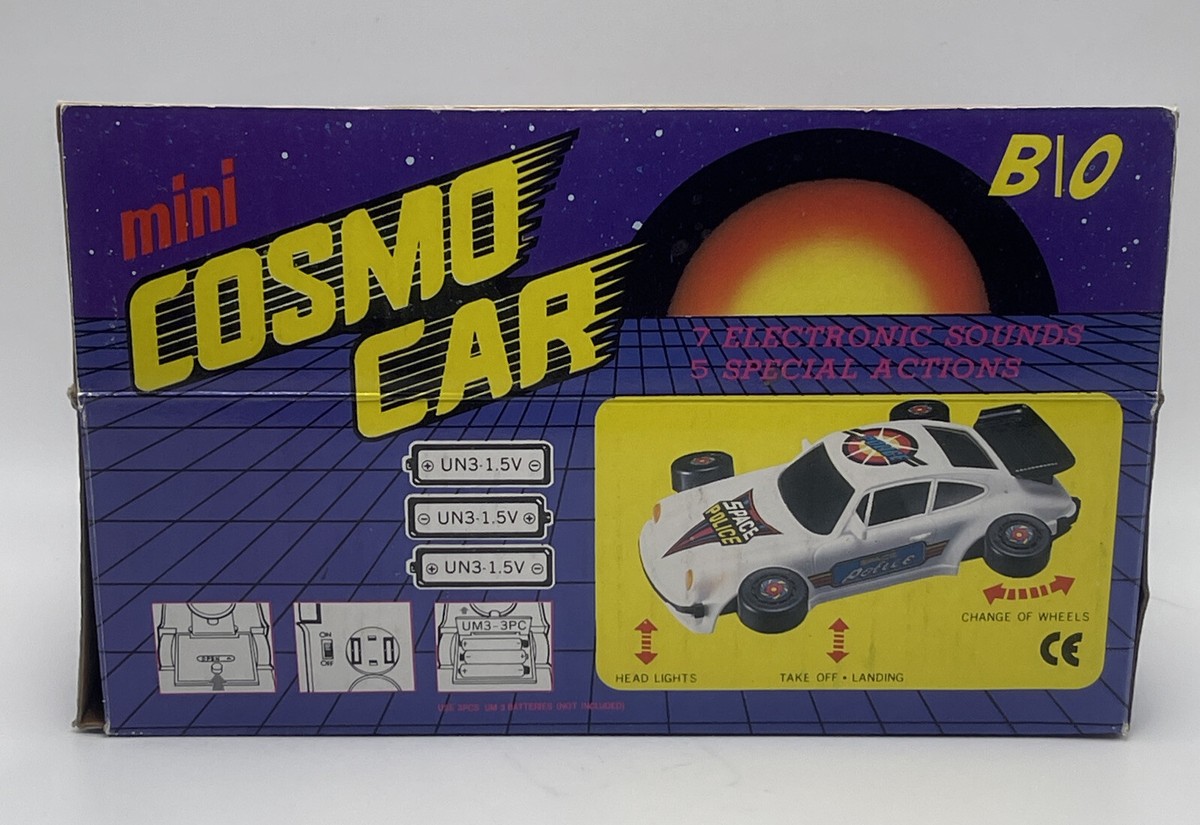 Mini Cosmo Car 7 Electronic Sounds Porsche 911 Black HK-636 Space
