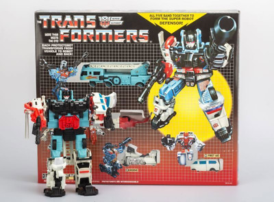 New Transform G1 Reissue Autobots Defensor MISB Action Figure Box Set