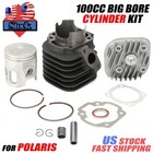 For Polaris Sportsman Scrambler Predator 90 Big Bore 100cc Cylinder Top End Kit