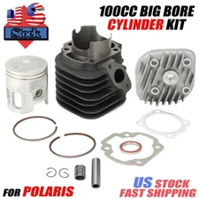 100cc Big Bore Cylinder Kit For Polaris Sportsman Scrambler Predator 90 2-Stroke