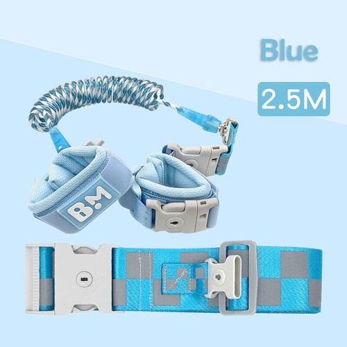 Kids Baby Harness Anti-Lost Wrist Band Child Safety Strap Waist Leash With Lock - Picture 10 of 11
