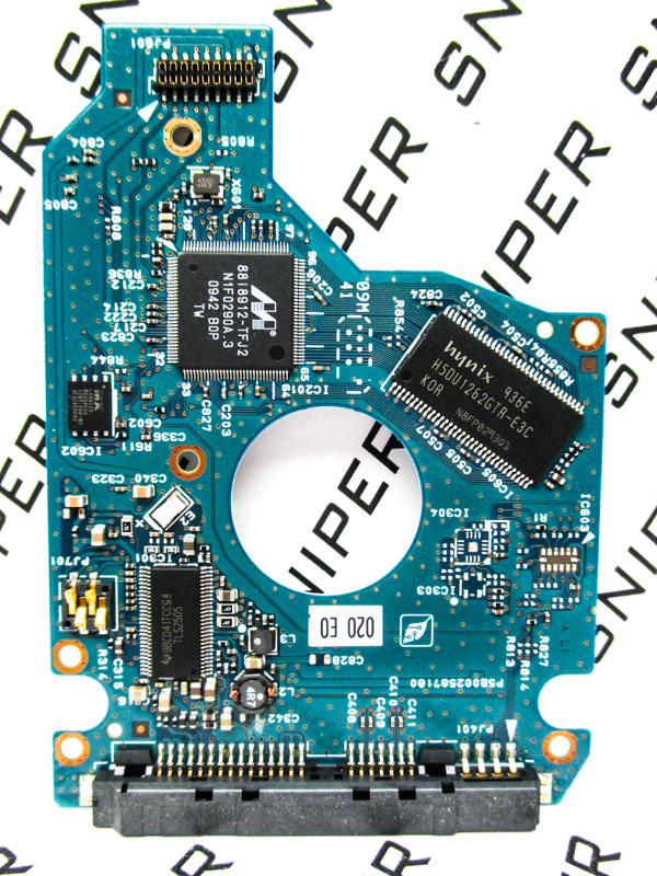 Carte PCB Contrôleur Pour Disque Dur Toshiba MK5056GSY - Compatible Western Digital - Occasion