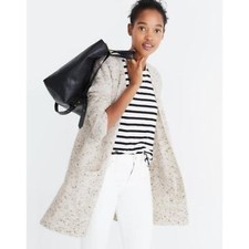 Madewell Wool Blend Donegal Kent Speckled Cardigan Size M