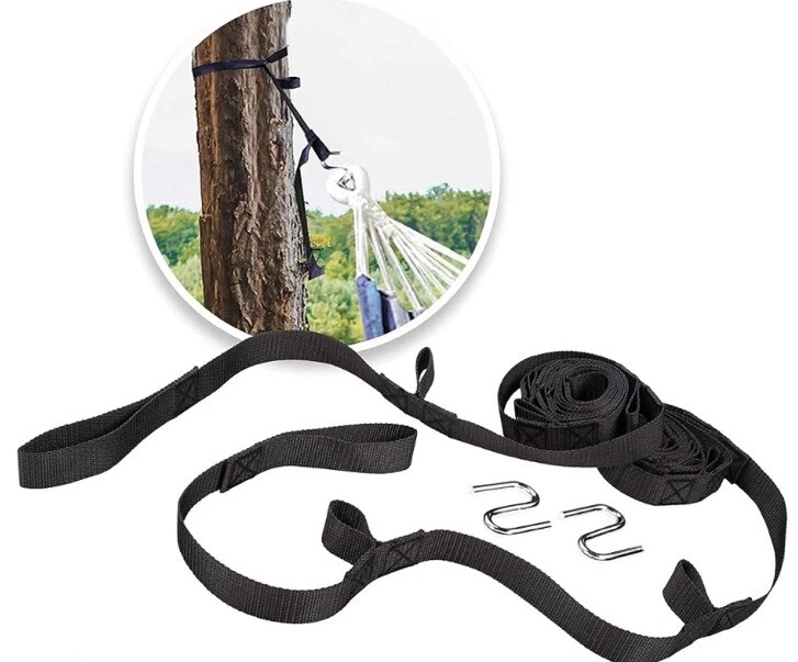 Bliss adjustable hammock tree straps multi-loop suspension system - Image 3 of 4