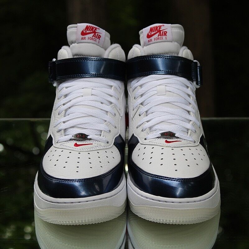 Nike Air Force 1 Mid Independence Day Men's Size 11 White Nike Air Force 1 Mid Independence Day Men's Size 11 White