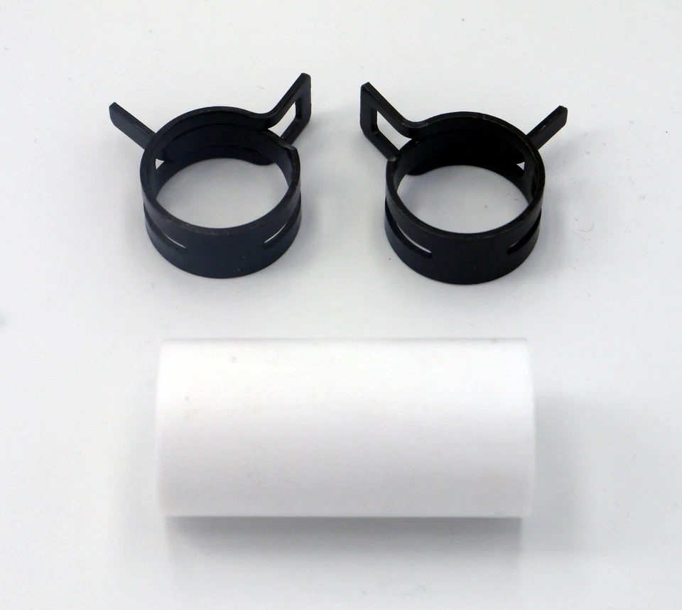 Tube and Clip set for Canister Muffler Header Gas Petrol RC Model Plane - Image 3 of 3