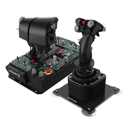 SimPlayer Orion 2 HOTAS Flight Simulator 15EX Throttle with Finger Lift w/ Grip