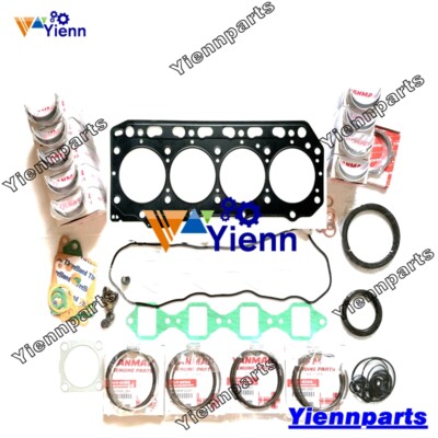 4D88E 4D88E-1 Overhaul Re-Ring Kit For Komatsu CD30R-1 PC50FR-2 Excavator Parts
